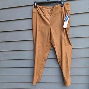 SC& Co Brown Flat Front Pants size 16 NWT!  NEW!